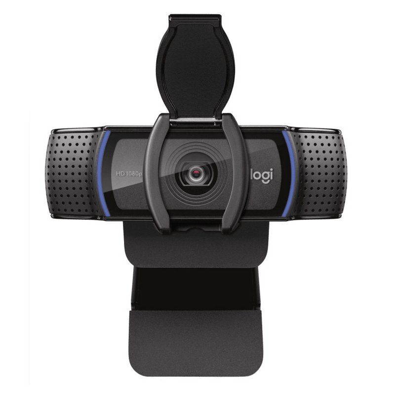 Webcam Logitech C920e Full HD 1080p USB 3.2 - Mise au point automatique - Microphones intégrés - Obturateur - Champ de vision de 78º - Câble de 1,50 m - Couleur noire