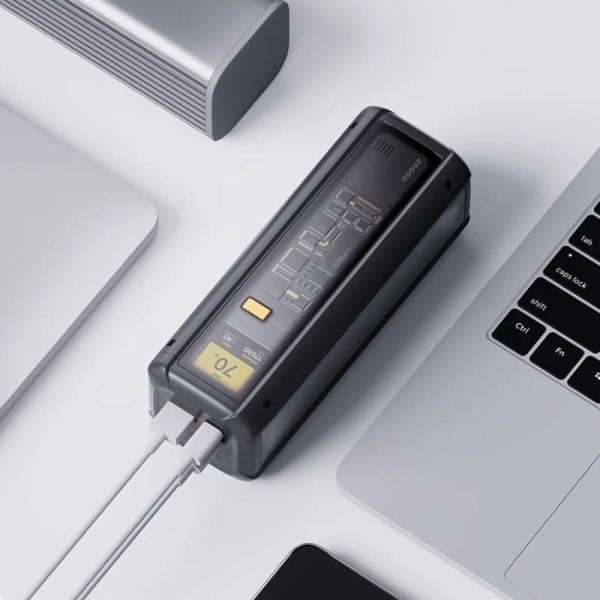 Xiaomi HyperCharge P03 Powerbank 25 000 mAh - 212 W - Charge individuelle jusqu'à 140 W - Charge rapide jusqu'à 3 appareils 50 W - Plusieurs couches de sécurité - Noir
