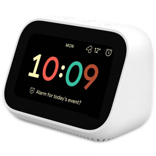 Xiaomi Mi Smart Clock Réveil 3.97" Écran WiFi Bluetooth 5.0 - Assistant Vocal - Couleur Blanche