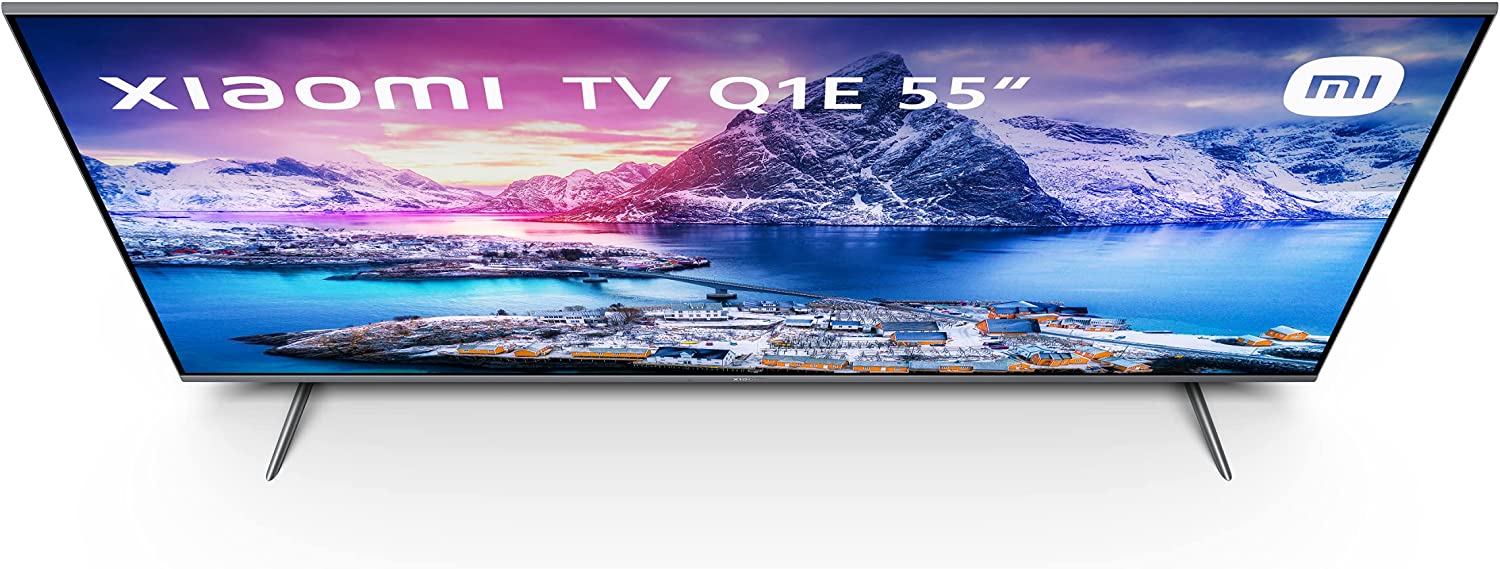 Xiaomi Mi TV Q1E Smart TV 55" QLED 4K HDR10+ - WiFi, HDMI, USB 2.0, Bluetooth - Angle de vision : 178° - VESA 200x200mm