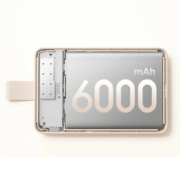 Xiaomi PowerBank magnétique 6000 mAh - Double USB-C - Charge rapide 15 W