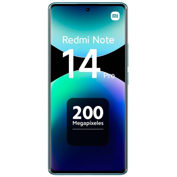 Xiaomi Redmi Note 14 PRO Smartphone Écran AMOLED 6,67" - 8 Go - 256 Go - Caméra principale 200 MP - Batterie 5500 mAh - HyperCharge 45 W - Couleur Bleu