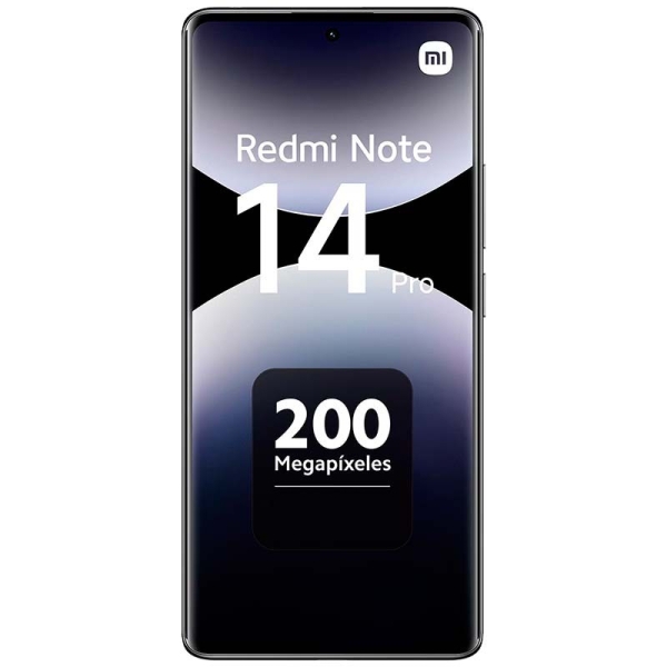 Xiaomi Redmi Note 14 PRO Smartphone Écran AMOLED 6,67" - 8 Go - 256 Go - Caméra principale 200 MP - Batterie 5500 mAh - HyperCharge 45 W - Couleur Noir