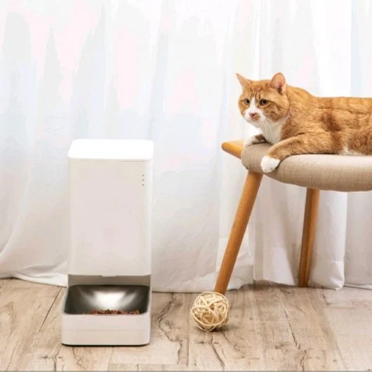 Xiaomi Smart Pet Food Feeder Distributeur automatique pour animaux - Capacité de 3,6 L - Imperméable et frais - Distribution régulée