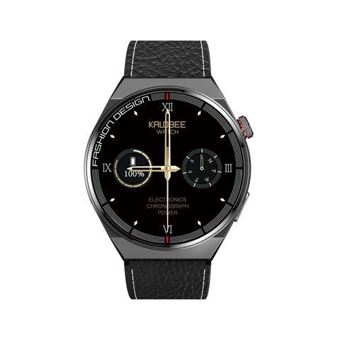 XO Smartwatch HD 128 - Étanche IP68 - Bluetooth 51 - Batterie 270Mah - Fonctions : Fréquence Cardiaque, Podomètre, Moniteur de Sommeil, Lecteur de Musique, Appels Bluetooth, Tension Artérielle, Oxygène - Couleur Noir